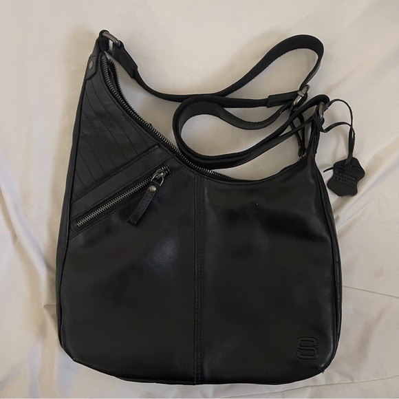 Spikes and Sparrow black shoulder/crossbody bag - Picture 1 of 10